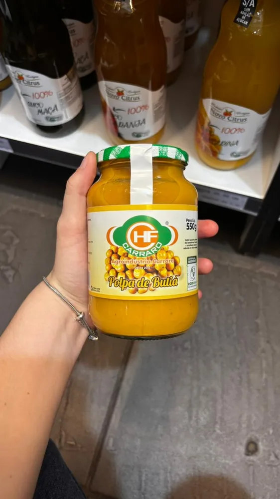 HF Carraro polpa de butiá certificada Ecovida