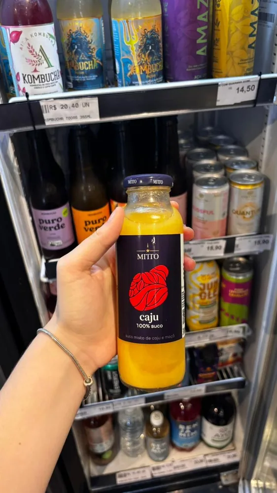 Mitto suco integral de caju e maçã