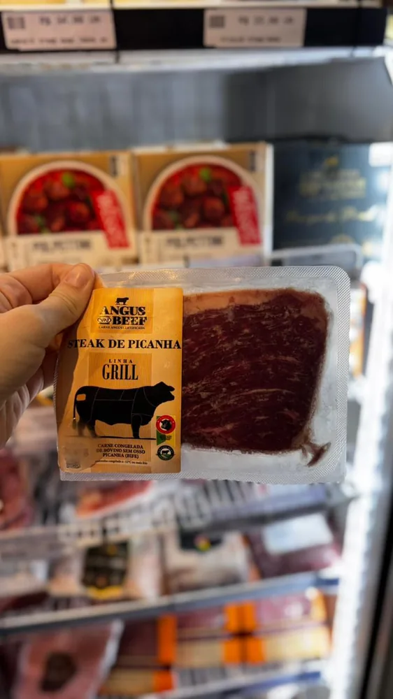 Steak de Picanha Angus Beef certificada