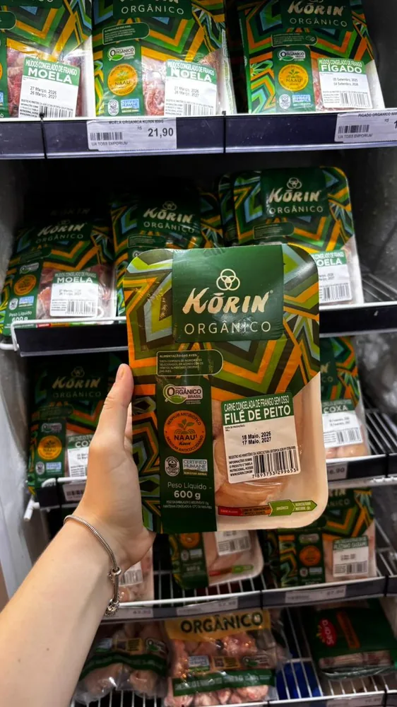 Filé de Peito de Frango Orgânico Korin
