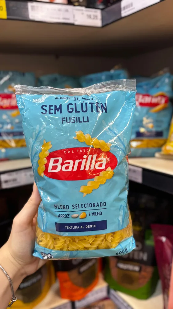 Barilla Fusilli sem glúten de milho e arroz